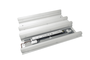 Retrofit LED gear tray with integrated driver and modular light components from Solite Europe